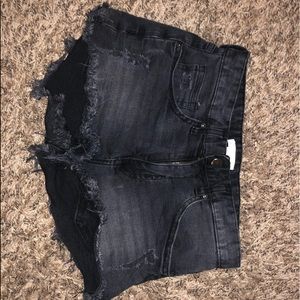 H&M Faded Black shorts